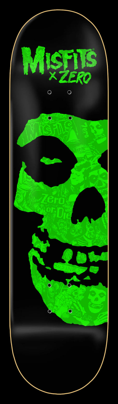 Zero - Misfits Green Fiend Collage Deck (8.5")